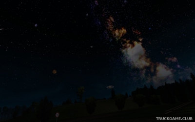Мод "Starlight Sky" для Euro Truck Simulator 2