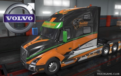 Мод "Volvo VNL 2018 Panther Skin" для Euro Truck Simulator 2