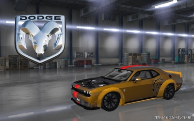 Мод "Dodge Challenger SRT" для American Truck Simulator
