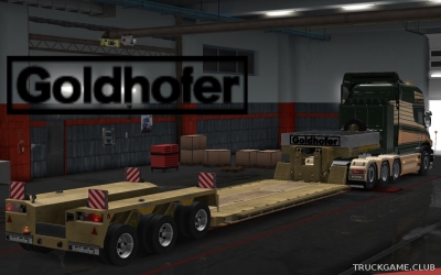Мод "Owned Goldhofer Overweight Trailer v1.3" для Euro Truck Simulator 2