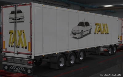 Мод "Ownership Trailer Taxi Skin" для Euro Truck Simulator 2