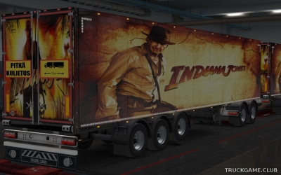 Мод "Ownership Trailer Indiana Jones Skin" для Euro Truck Simulator 2