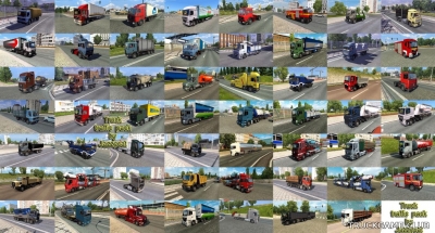 Мод "Truck traffic pack by Jazzycat v3.3" для Euro Truck Simulator 2