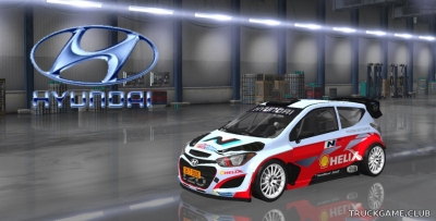 Мод "Hyundai i20 WRC" для American Truck Simulator
