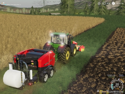 Мод "Automatic Unload For Bale Wrapper v1.0" для Farming Simulator 2019