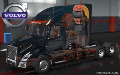 Мод "Volvo VNL 2018 Tigress Skin" для Euro Truck Simulator 2