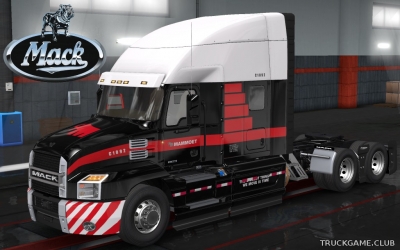 Мод "Mack Anthem Mammoet Skin" для Euro Truck Simulator 2