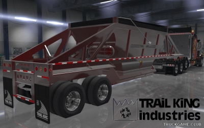 Мод "Owned TrailKing Belly Dump" для American Truck Simulator