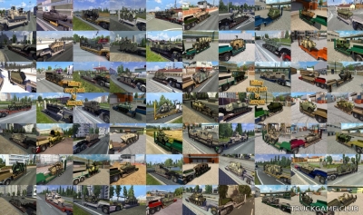 Мод "Military cargo pack by Jazzycat v3.2" для Euro Truck Simulator 2