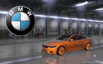 Мод "BMW M4 GTS Coupe 2016" для American Truck Simulator