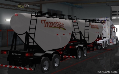 Мод "Owned Cement Trailer" для Euro Truck Simulator 2