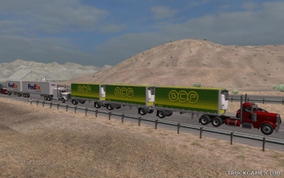 Мод "Multiple trailers in traffic v1.2" для American Truck Simulator