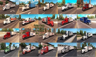 Мод "Painted truck traffic pack by Jazzycat v1.5" для American Truck Simulator