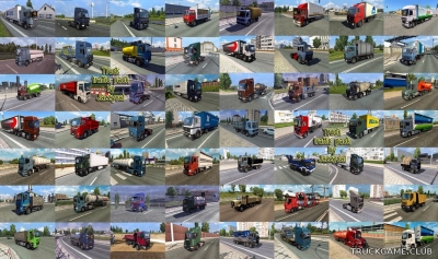 Мод "Truck traffic pack by Jazzycat v3.5" для Euro Truck Simulator 2