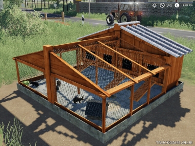 Мод "Placeable Rabbit Shelter" для Farming Simulator 2019