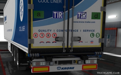 Мод "Signs For Trailers v0.8" для Euro Truck Simulator 2