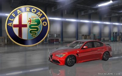 Мод "Alfa Romeo Giulia v1.1" для American Truck Simulator