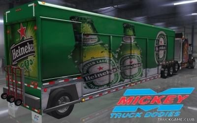 Мод "Owned Beverage Trailer" для American Truck Simulator