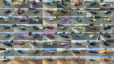 Мод "Ai traffic pack by Jazzycat v9.9" для Euro Truck Simulator 2