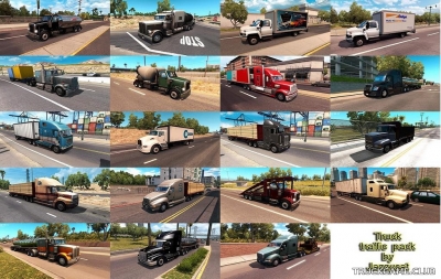 Мод "Truck traffic pack by Jazzycat v2.2" для American Truck Simulator