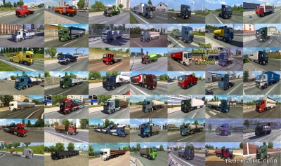 Мод "Truck traffic pack by Jazzycat v3.4" для Euro Truck Simulator 2