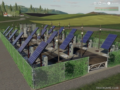 Мод "Placeable Planta Solar" для Farming Simulator 2019