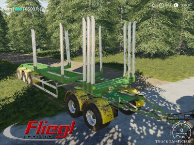 Мод "Flieg Log Trailer v2.0" для Farming Simulator 2019