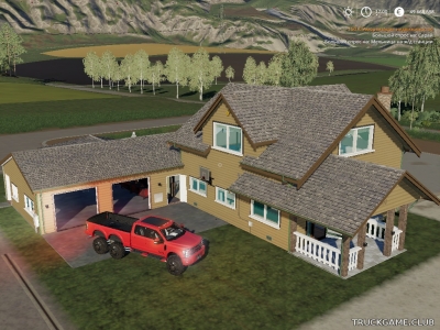 Мод "Placeable House & Garage" для Farming Simulator 2019