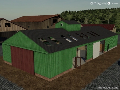 Мод "Placeable Sibbershusum SiloHalle" для Farming Simulator 2019