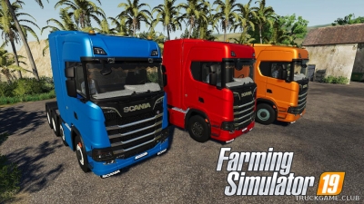Мод "Scania R730 8X4 V1.0" для Farming Simulator 2019