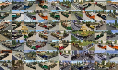 Мод "Military cargo pack by Jazzycat v3.4" для Euro Truck Simulator 2
