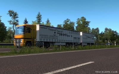 Мод "Multiple Trailers in Traffic v4.1" для Euro Truck Simulator 2