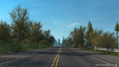 Мод "Late Autumn / Mild Winter v2.3" для American Truck Simulator