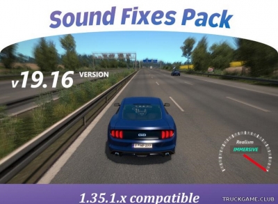 Мод "Sound Fixes Pack v19.16" для American Truck Simulator