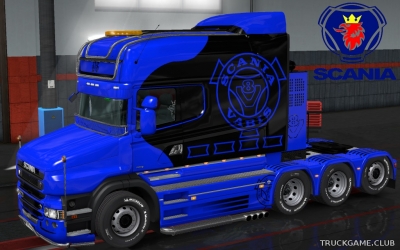Мод "Scania T Longline DS Skin v1.0-3.0" для Euro Truck Simulator 2