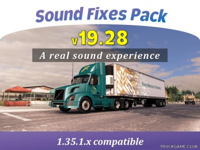 Мод "Sound Fixes Pack v19.28" для American Truck Simulator