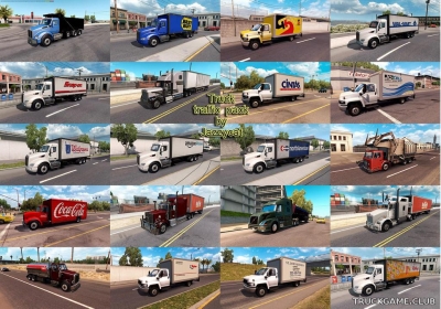 Мод "Truck traffic pack by Jazzycat v2.3" для American Truck Simulator