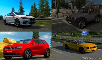 Мод "Ai Traffic Cars from ATS v1.5" для Euro Truck Simulator 2
