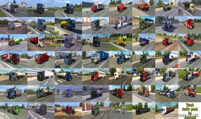 Мод "Truck traffic pack by Jazzycat v3.6" для Euro Truck Simulator 2