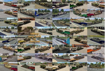 Мод "Military cargo pack by Jazzycat v3.7" для Euro Truck Simulator 2