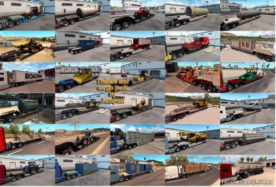 Мод "Trailers and cargo pack by Jazzycat v2.9" для American Truck Simulator