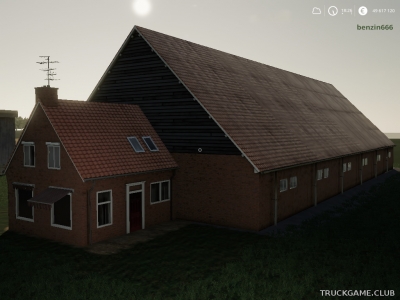 Мод "Placeable Old Farmhouse With Barn" для Farming Simulator 2019