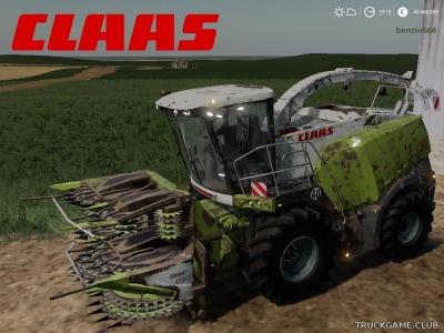 Мод "Claas Jaguar 900 Type 496 v1.1" для Farming Simulator 2019