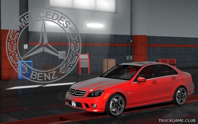 Мод "Mercedes C63 AMG" для Euro Truck Simulator 2