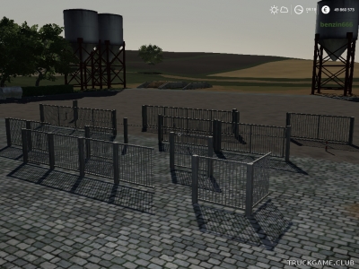 Мод "Placeable Metal Gates & Fences v2.1" для Farming Simulator 2019