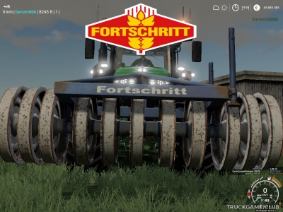 Мод "Fortschritt Silagewlze" для Farming Simulator 2019