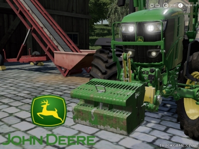 Мод "John Deere Slice Weight" для Farming Simulator 2019