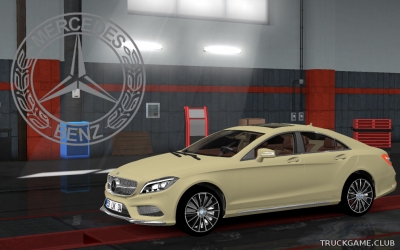 Мод "Mercedes CLS 4Matic 2017" для Euro Truck Simulator 2