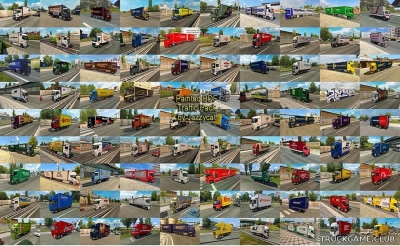 Мод "Painted bdf traffic pack by Jazzycat v6.5" для Euro Truck Simulator 2