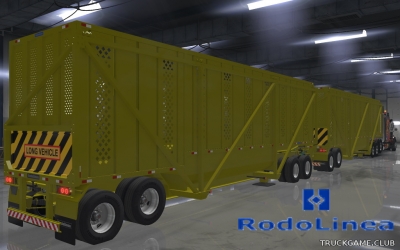 Мод "Owned Rodolinea Sugar Cane Trailer" для American Truck Simulator